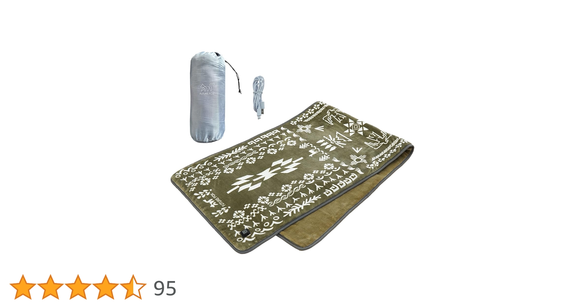 Amazon.co.jp: FUTUREFOX 電熱マット ナバホ柄 キャンプ ホットマット