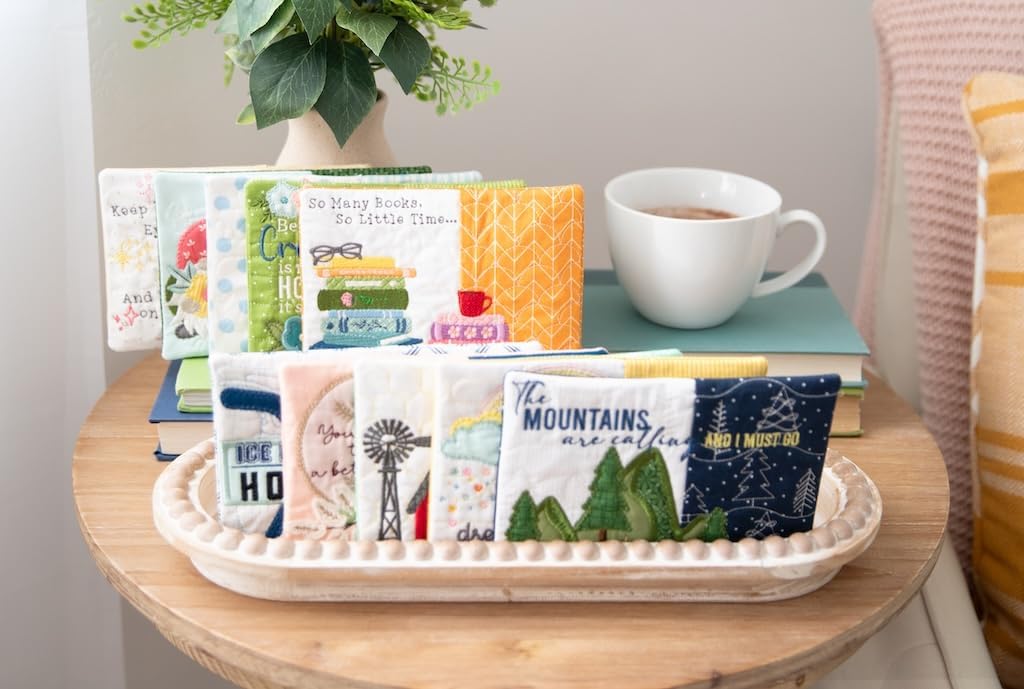 Kimberbell Mug Rugs Vol. 6 - Machine Embroidery CD, Embroidery Supplies, Quilting Embellishments