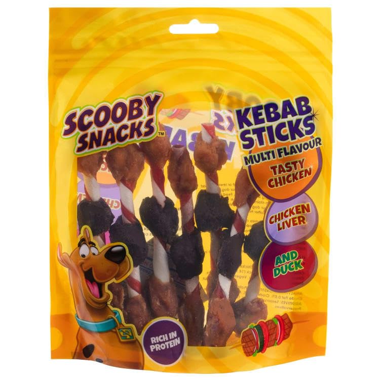 Scooby Snacks Kebab Sticks Dog Treats 140g 7pk