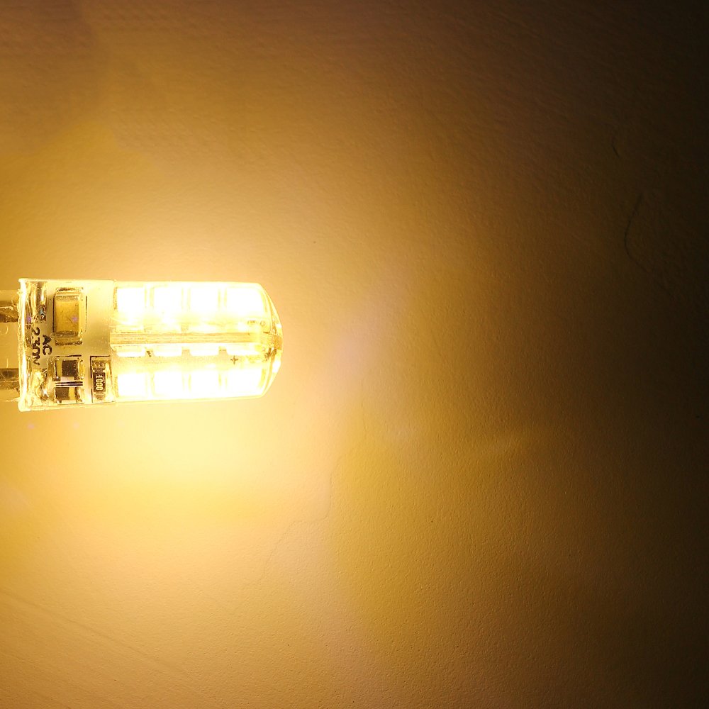 Lot De 5 Ampoules G9 32-SMD 2835 LED 3 W AC 200-240 V équivalent à Une Ampoule Halogène 30 W 210 Lm Blanc Froid 6000-6500 K