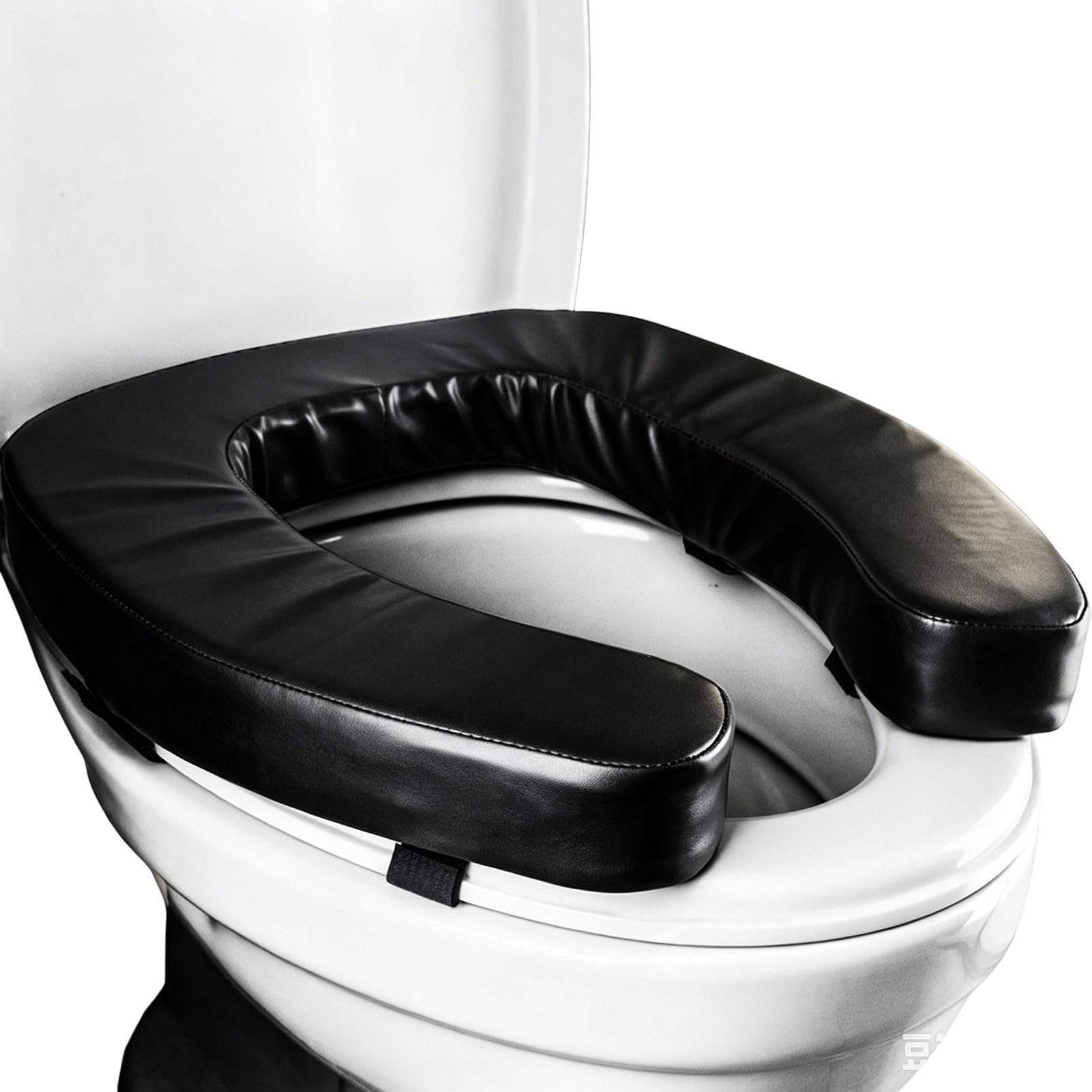 Rehausseur de toilette pour seniors et personnes âgées avec assise confort