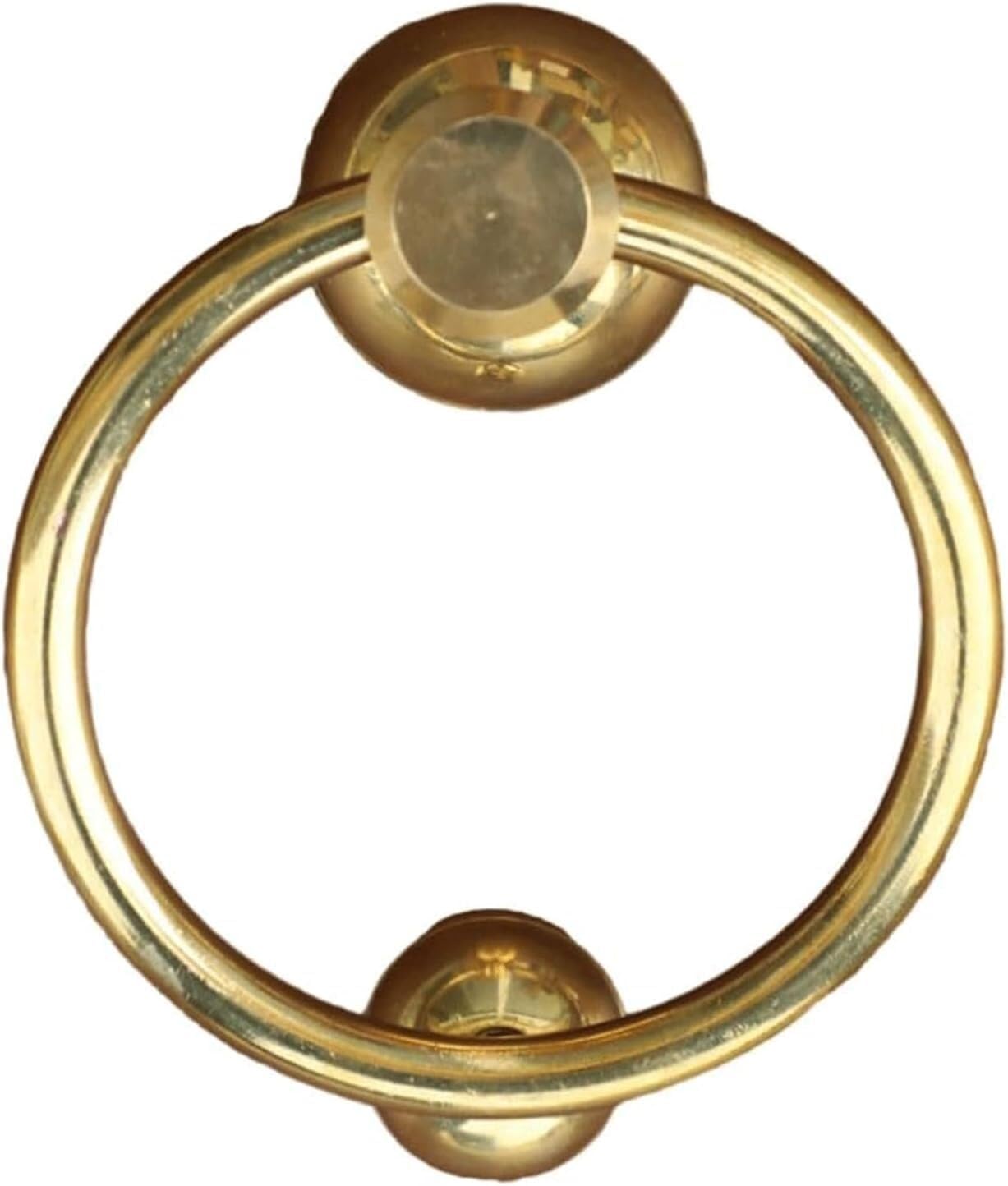 Antique Brass Door Knocker for Front Door Door Handle Vintage Door Knock Farmhouse Classical Knocker(A,Dia 6cm)