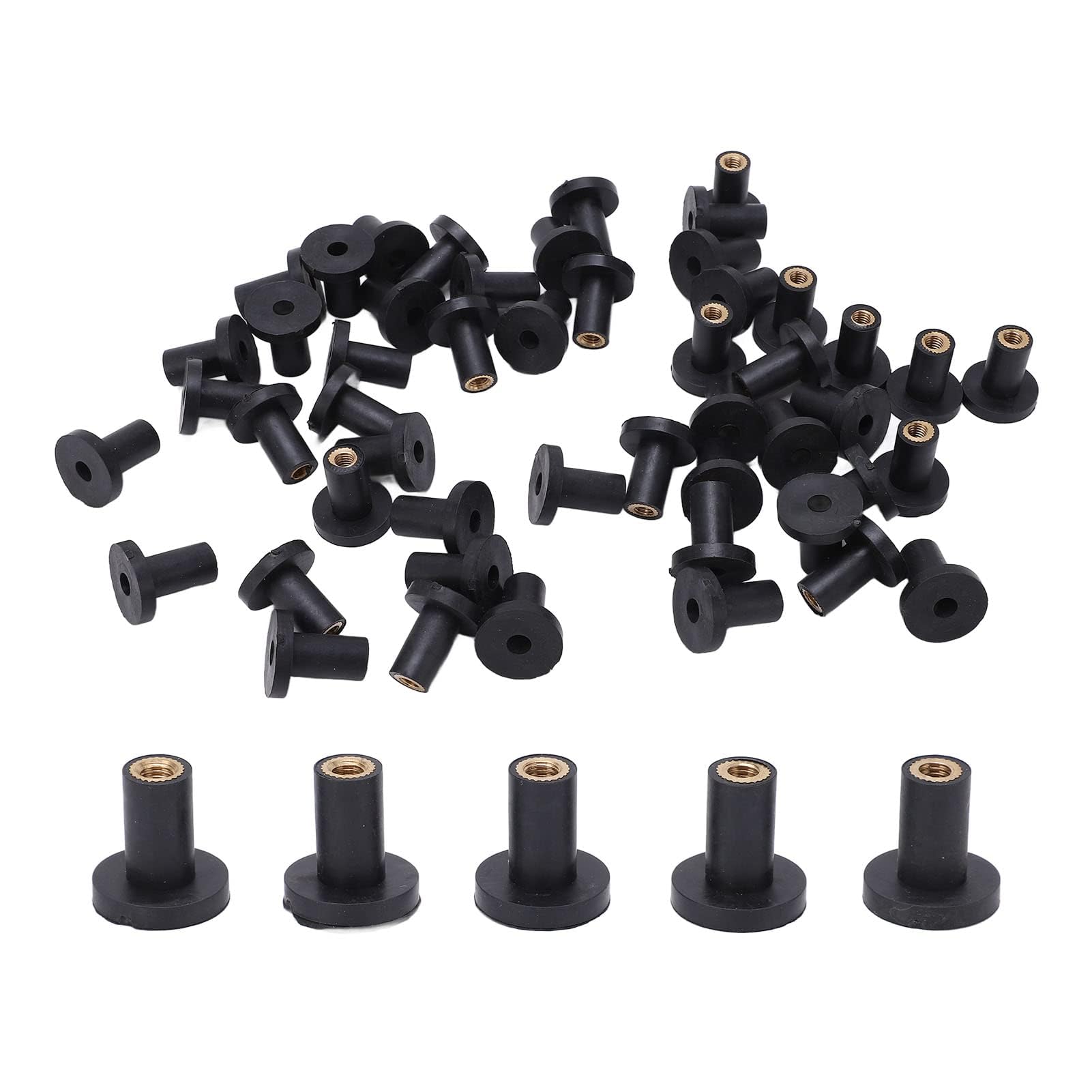 M5 Gummi Well Mutter Windschutzscheibe & Verkleidung für Yamaha Honda Harley M5 Gummi Well Mutter Windschutzscheibe & Verkleidung für Yamaha Honda Harley