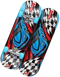 Skate Semi Profissional Montado Completo Modelos, Montado Skate Infantil Semi Profissional Juvenil Radical Skateboard Criança Shape com Lixa - Arte de Rua