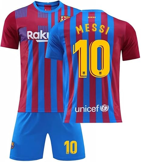 配送員設置送料無料 正規品 Fcバルセロナ ユニフォーム 21 22 10 Messi 即納 最大半額 Webrothers Com Br