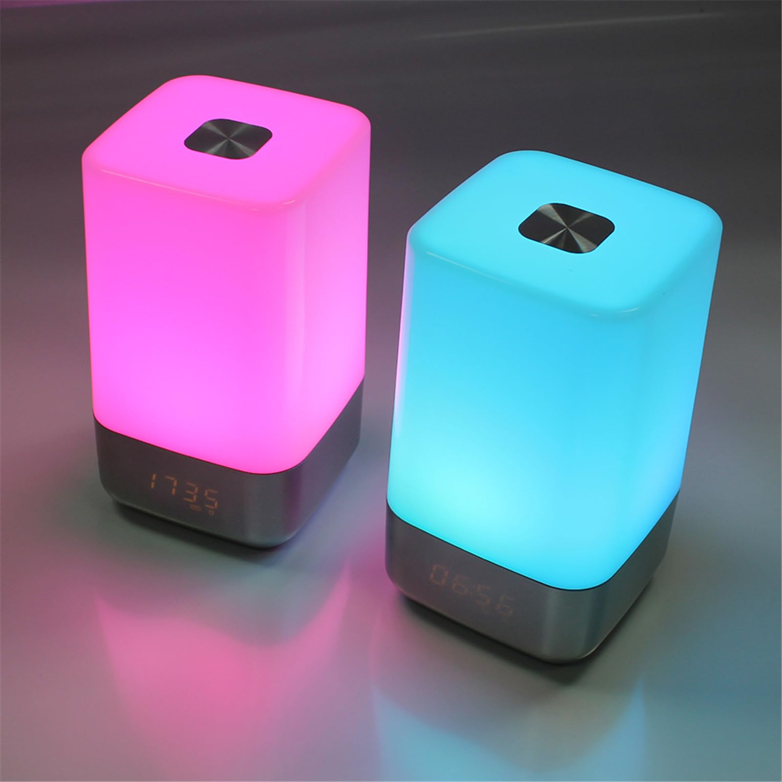 Lampada senza fili dimmerabile a LED touch per camera da letto, illuminazione d'atmosfera, simulazione dell'alba e risveglia, simulazione naturale del tramonto