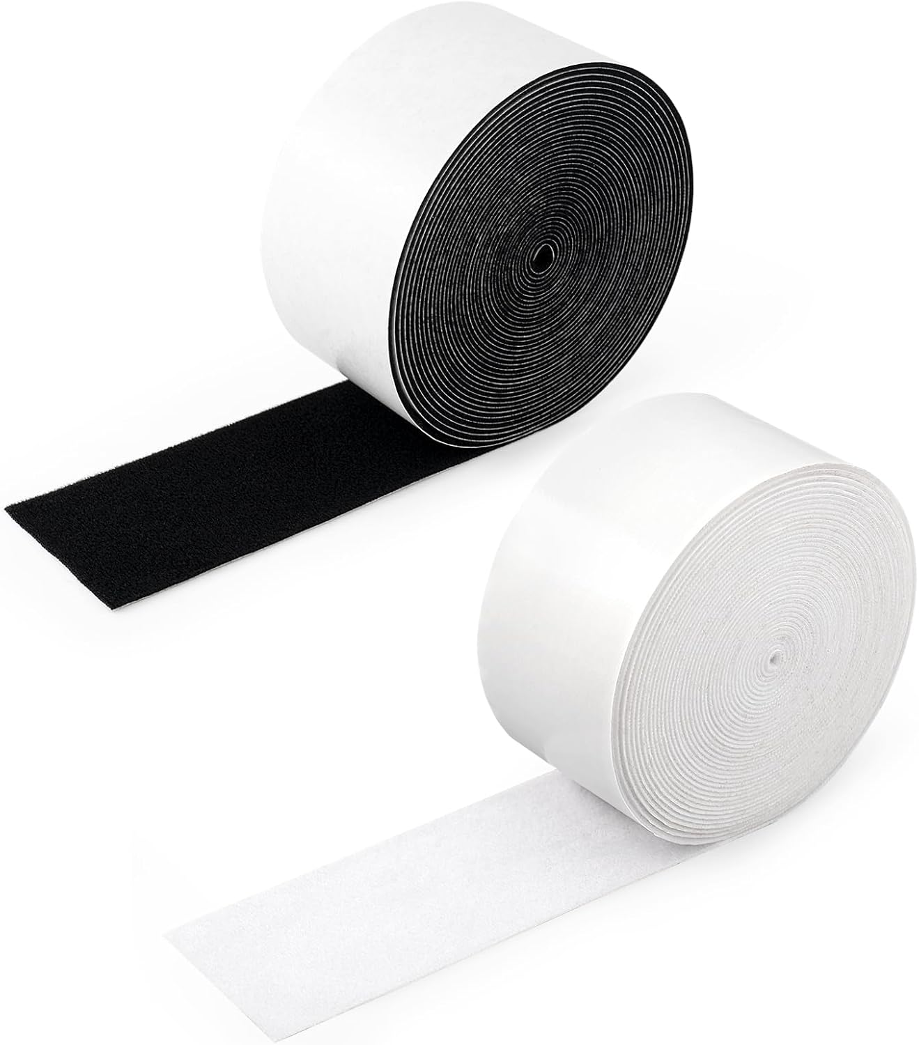 Gomake Adhesive Felt Tape Vinyl Squeegee Buffer White Self-Adhesive Soft Fiber Felt Roll for Vinyl Squeegee Replacement and Protecting Furniture Hard Surfaces DIY Adhesive-196.9 inch Length