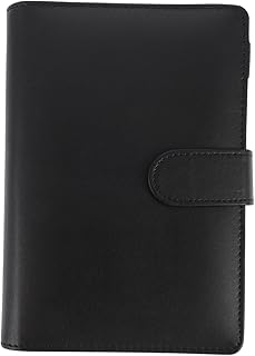 Ciieeo 1 Peça Livro De Orçamento De Dinheiro Fichário Flexível Contas Notebook Sacos De Armazenamento Com Zíper Fichário De Orçamento DIY A6 Planejador Diário De Orçamento Mensal