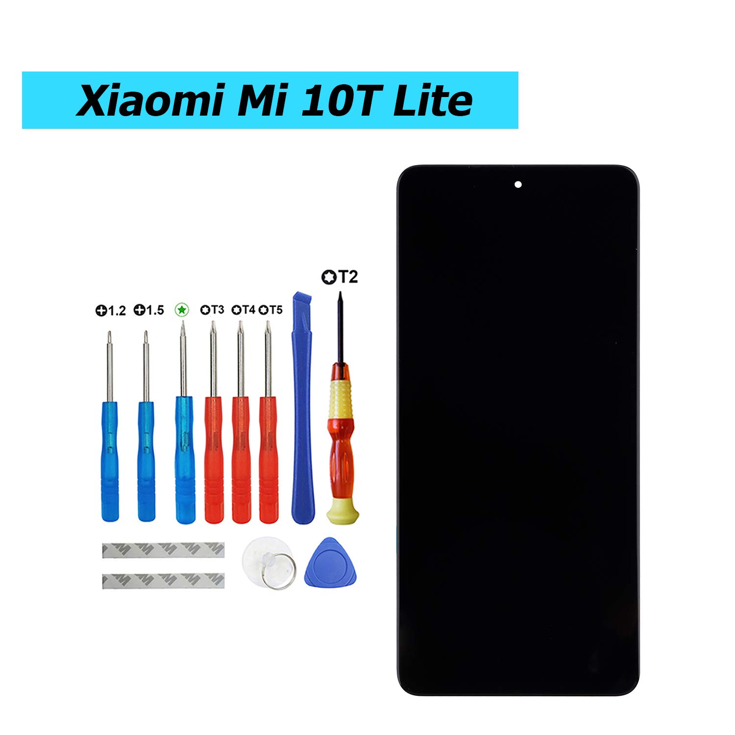 Écran LCD De Remplacement Pour Xiaomi Mi 10T Lite / Poco X3 - Noir - Compatible - Neuf
