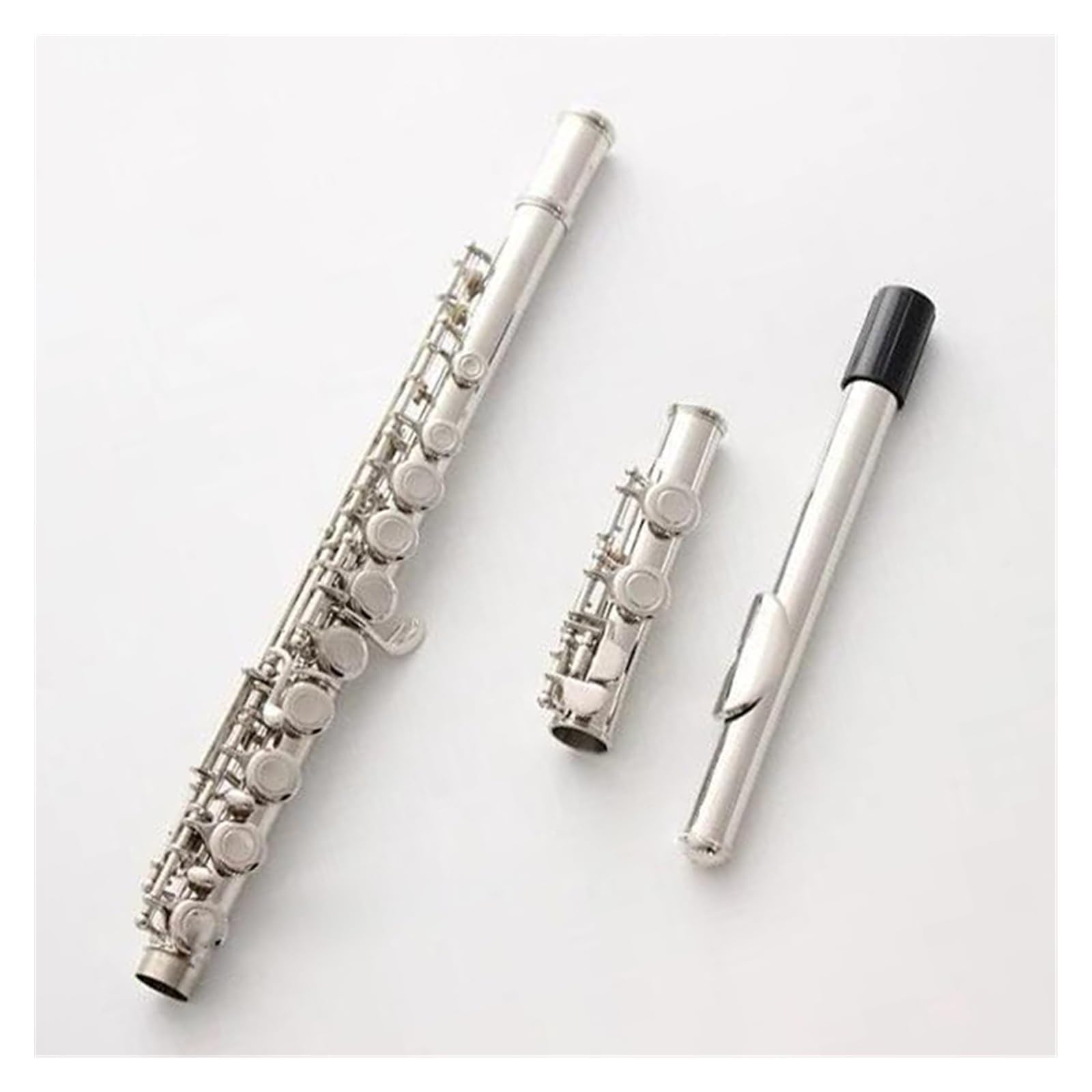 Professionale Flauto Traverso Flauto Tono C A 16 Tasti Flauto Professionale In Cupronichel Placcato Argento Con Custodia E Accessori