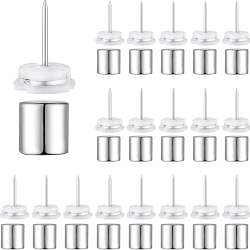 Outus 20 Sets Magnetic Push Pin Magnet Thumb Tack Poster