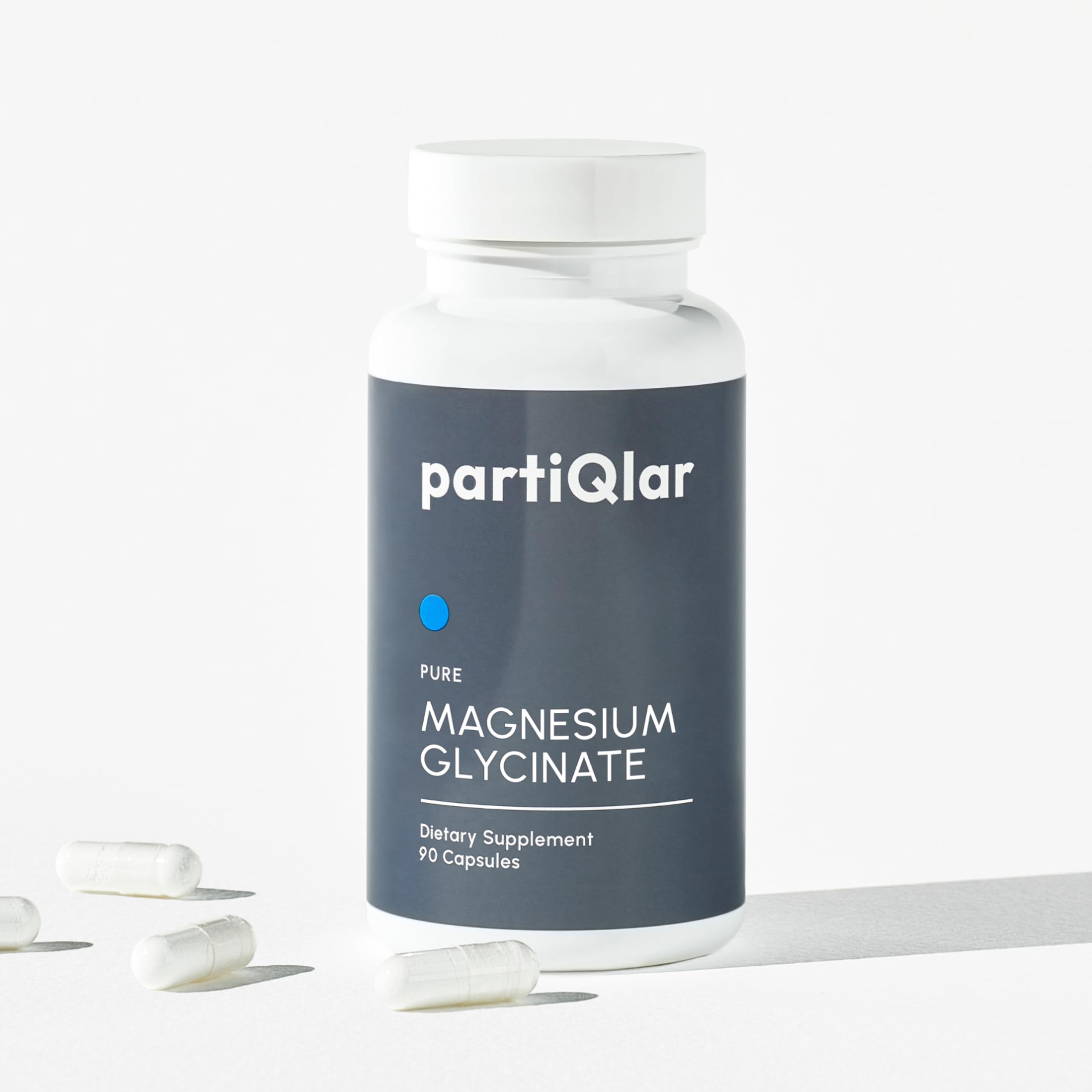 partiQlar Magnesium Glycinate 200mg - Sleep & Muscle Support, 90 Caps