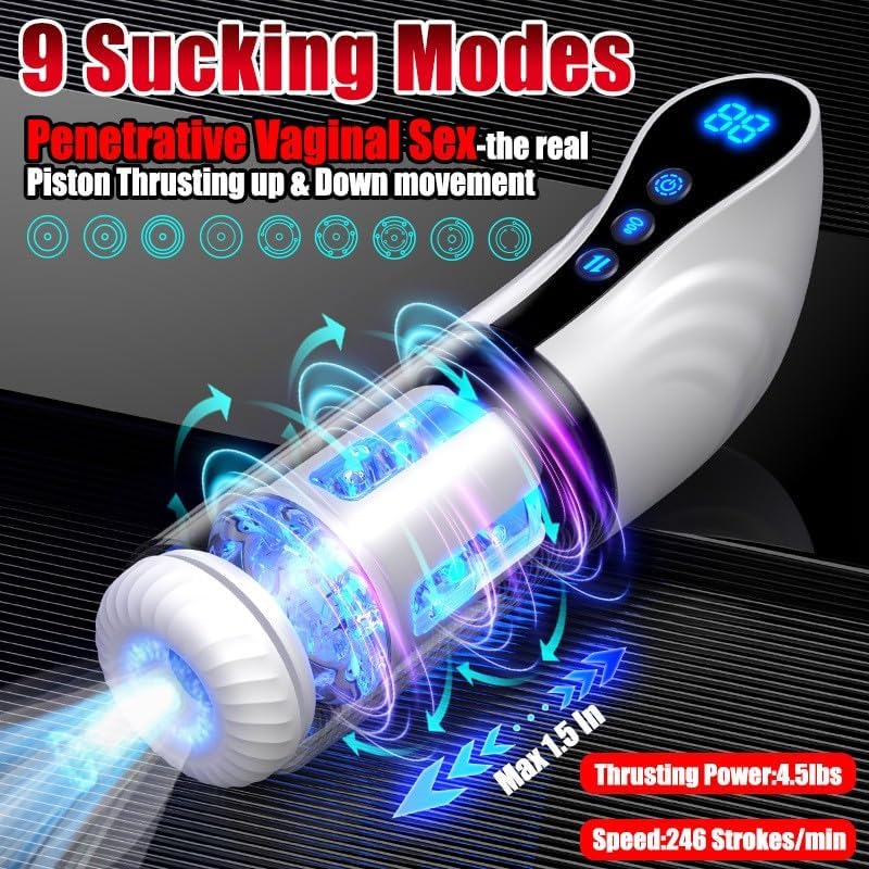 JITEM Fully Automatic Men's Fitness Equipment, Multi-Frequency Rotation, LCD Display, size