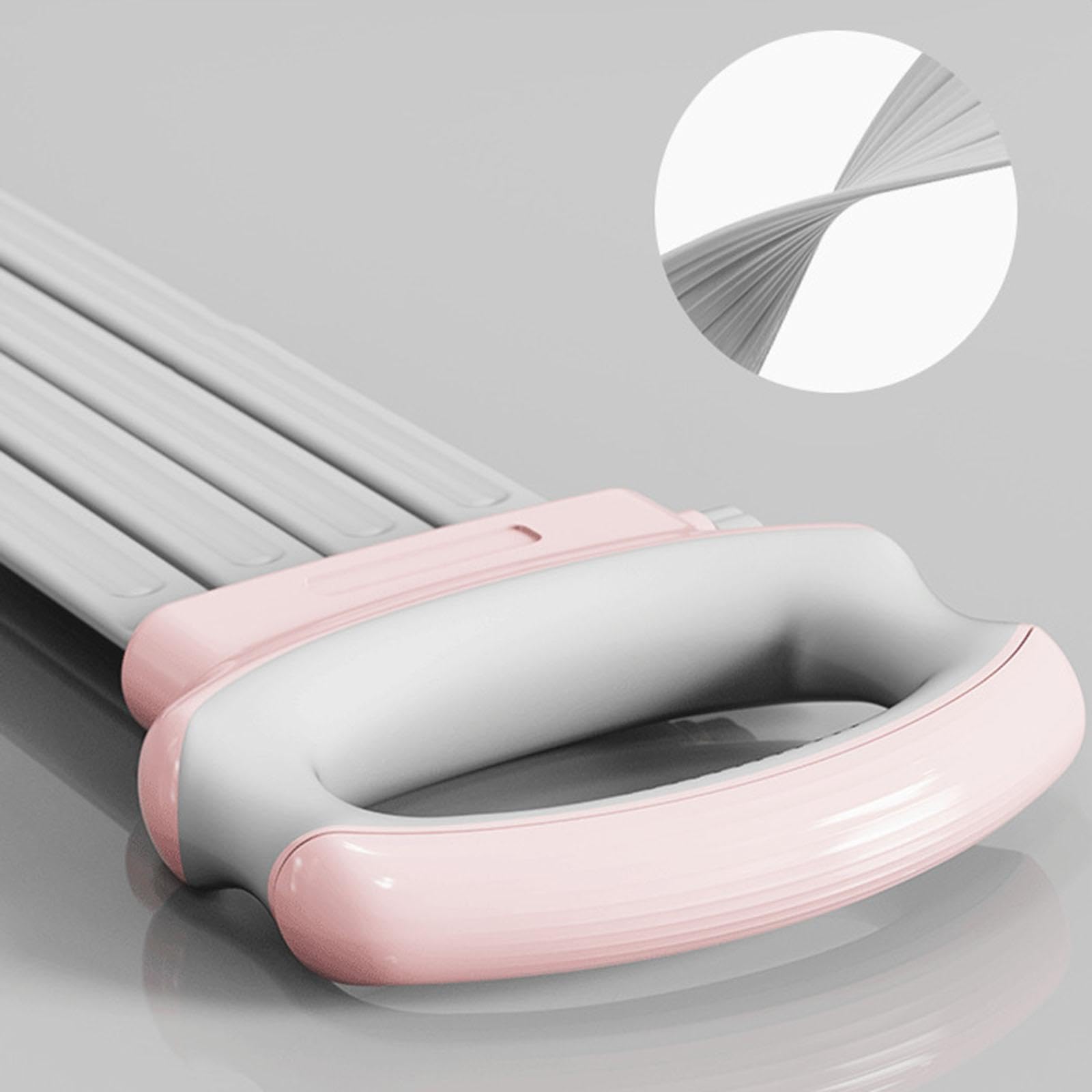 Bande de Résistance En Forme de 8, Bande de Résistance avec Poignées, Bande élastique, Corde D'entraînement élastique En Polypropylène pour L', Rose