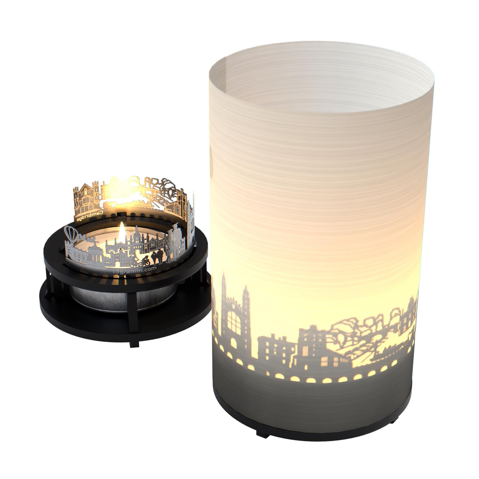 Cambridge Premium Gift Box Candle - Illuminate Your Space with Stunning Cambridge Silhouette - Perfect Souvenir & Room Decor