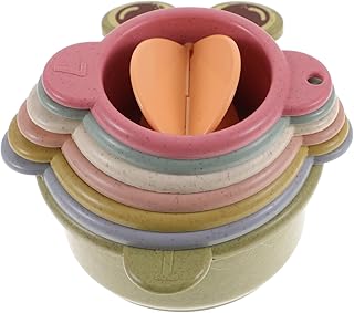 POPETPOP Rabbit Stacking Cups - Stacking Cups for Rabbits Plastic Bunny Stacking Cups Bunny Stacking Toy Bunny Toys