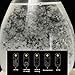 Pawaca Storm Glass - Creative Stylish Desktop Droplet Storm Glass Crafts Weather Storm Forecast Predictor Bottle Barometer