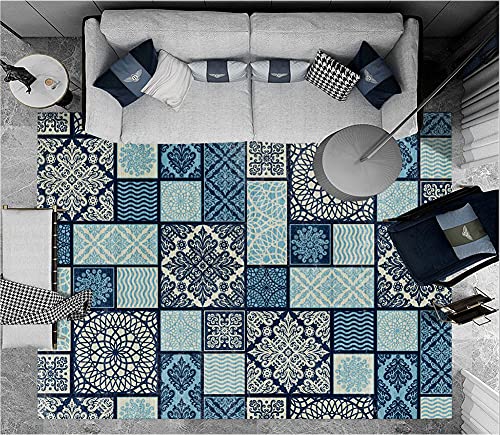 Tapis doux à poils courts Ruby Lil résistant pour trafic intense intérieur - 4