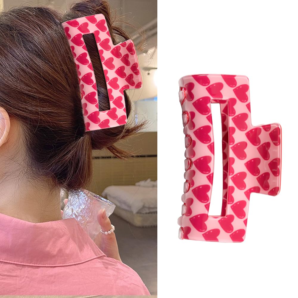 Amazon.com : AIUPUOC Valentine's Day Heart Hair Clips for Women