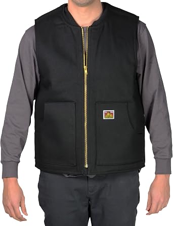 BEN DAVIS Lined Vest - Black as1, alpha, s, regular, regular