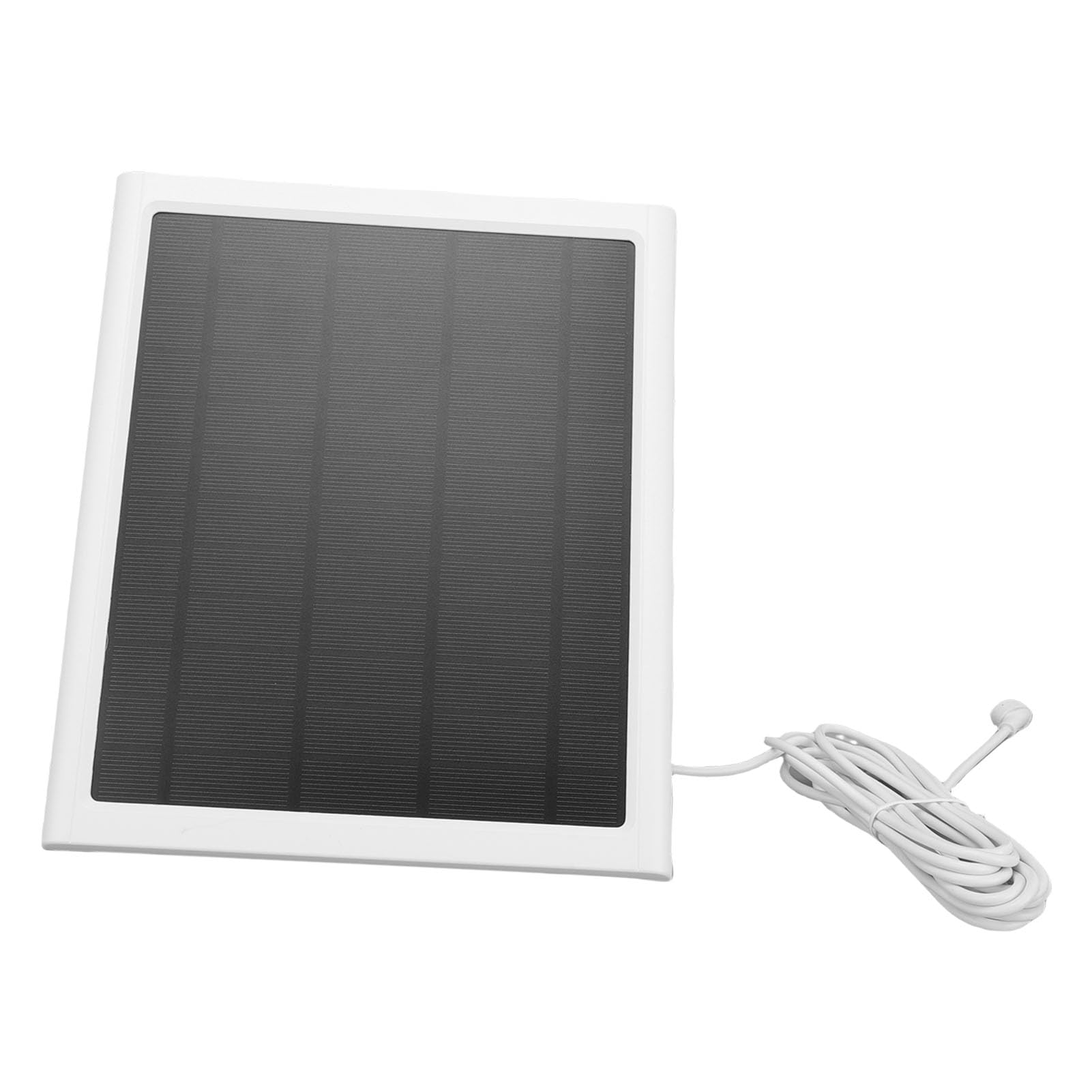 Bewinner 15-W-Solarpanel für -Solarladegerät, IP66 Wasserdicht, 360° Verstellbar, 9,8 Fuß Langes Kabel, Akkuladegerät für Überwachungskameras Im Freien – 2er-Pack (2 Stücke)