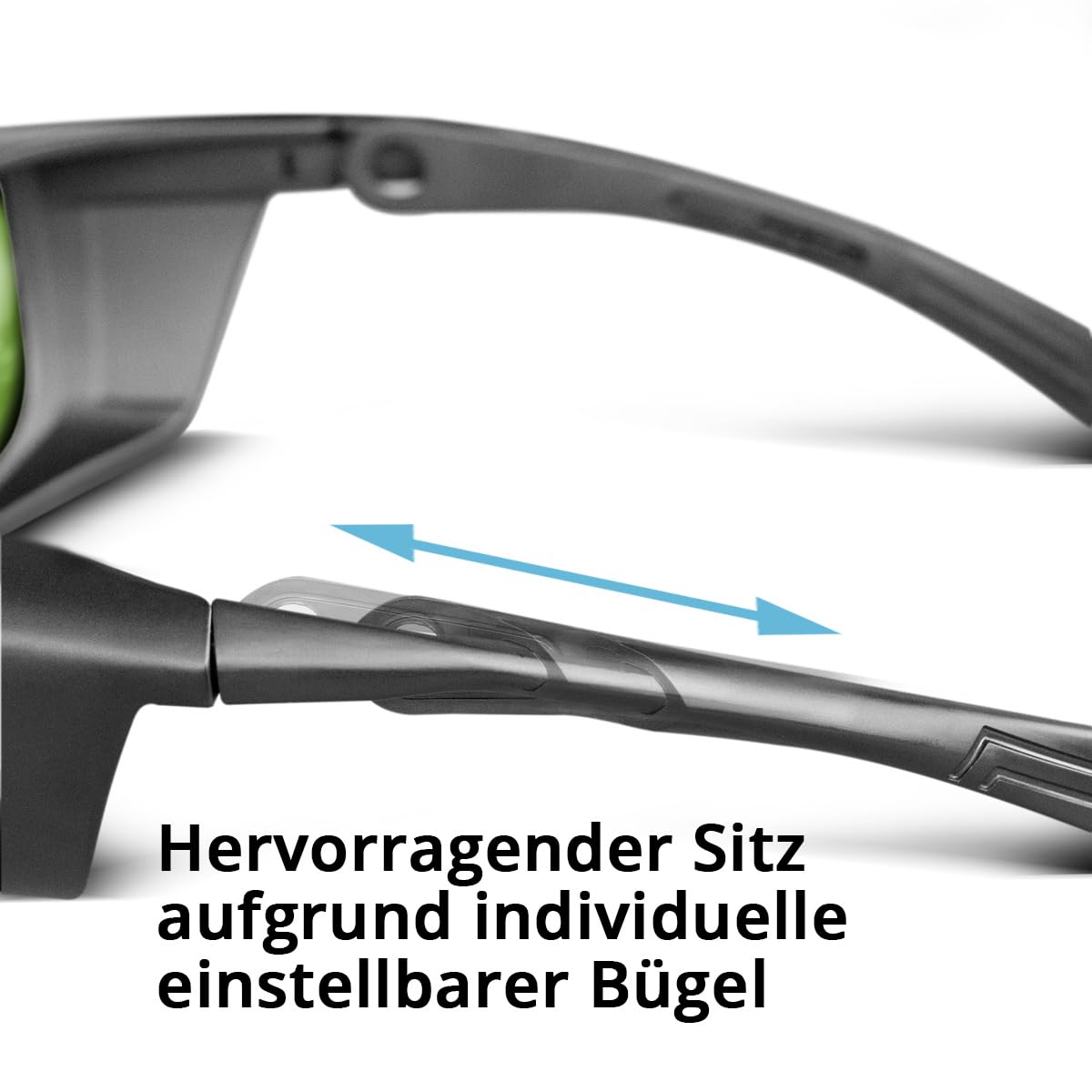STAHLWERK Gafas de protección láser | Gafas de protección según DIN EN 207 | Protección ocular para trabajar con láser en un rango de longitud de onda de 660-1.080 nm