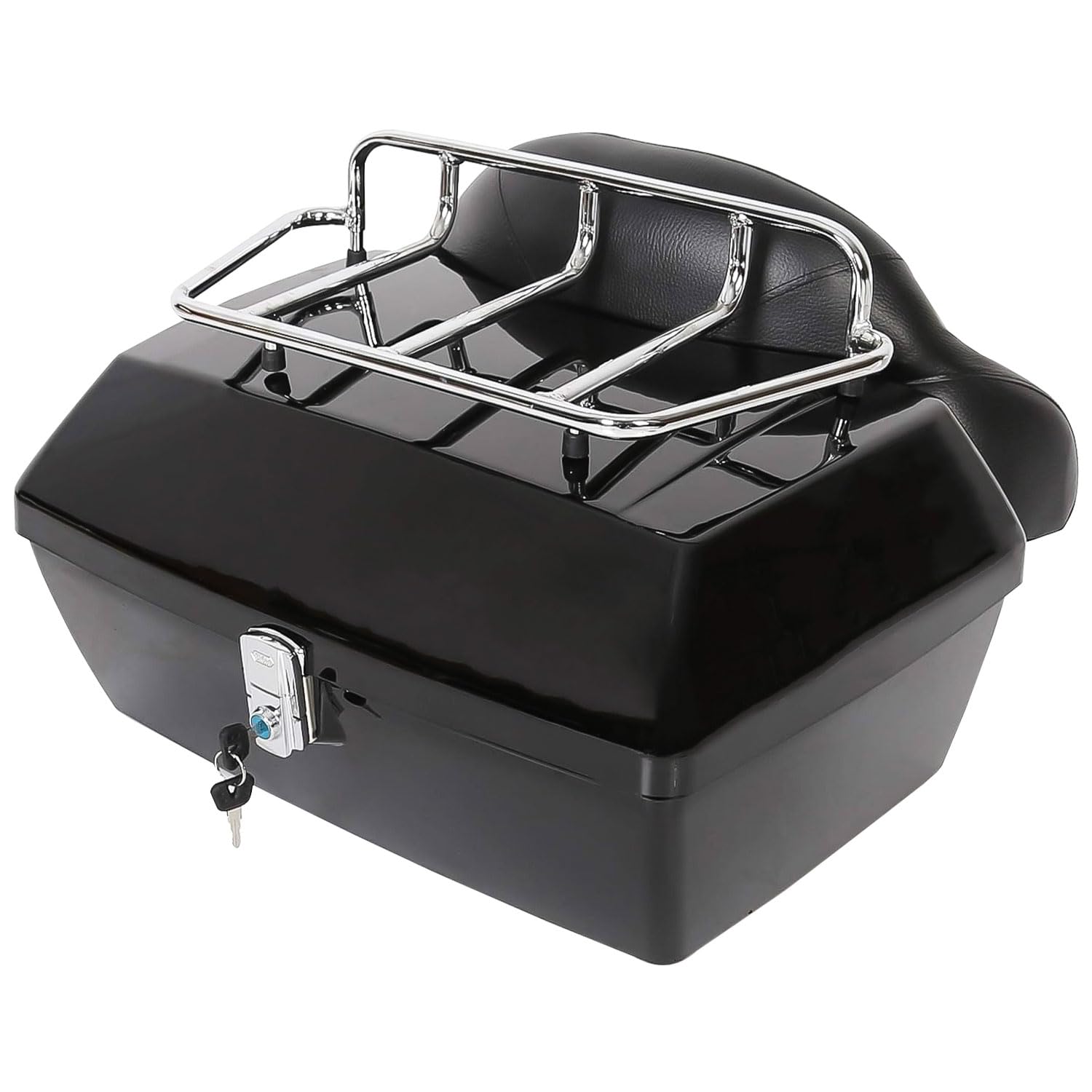 Amazon | リアボックス バイク 48L 大容量 モノキーケース バイク用