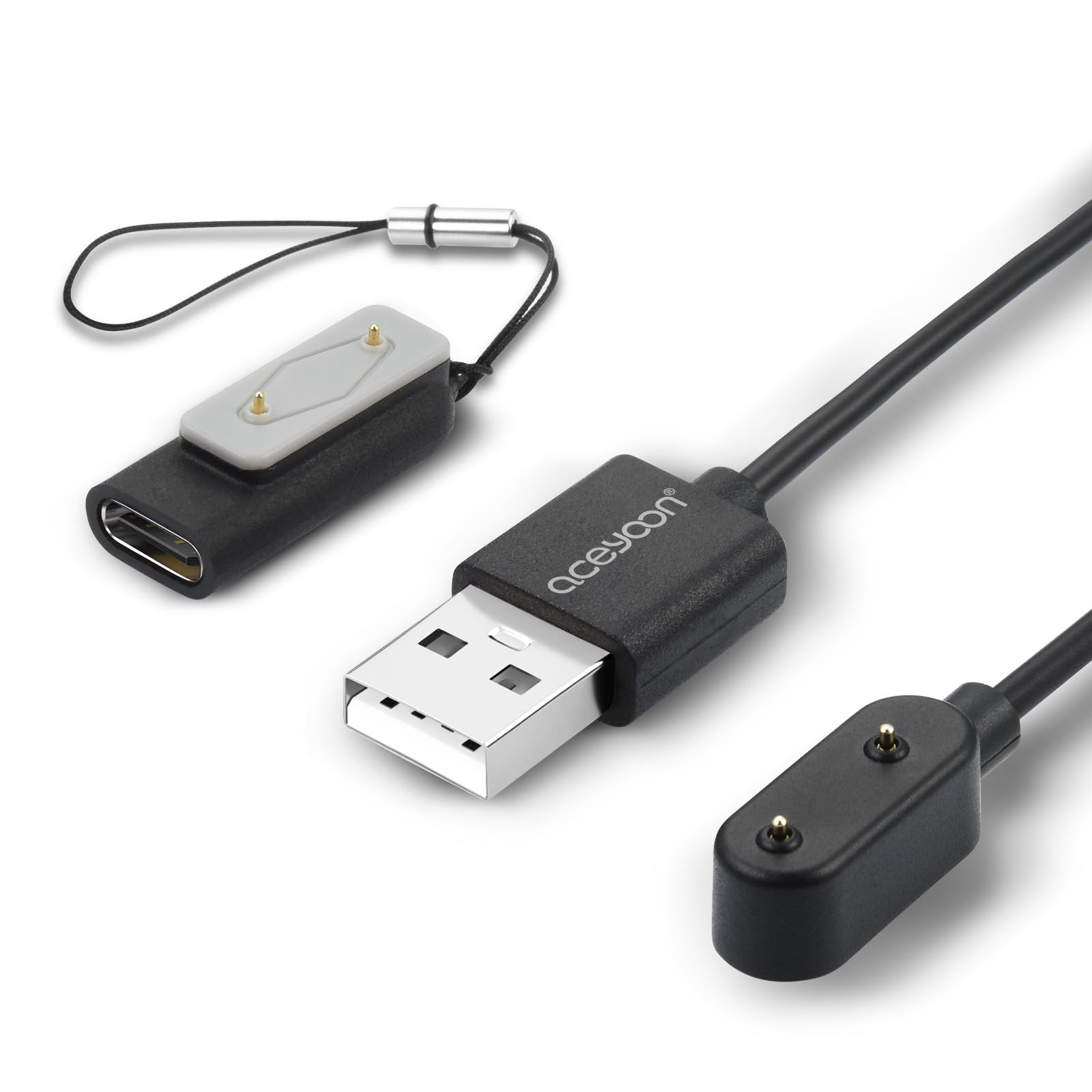 Amazon.co.jp: aceyoon for Huawei Band 10 9 8 充電ケーブル 1M + USB