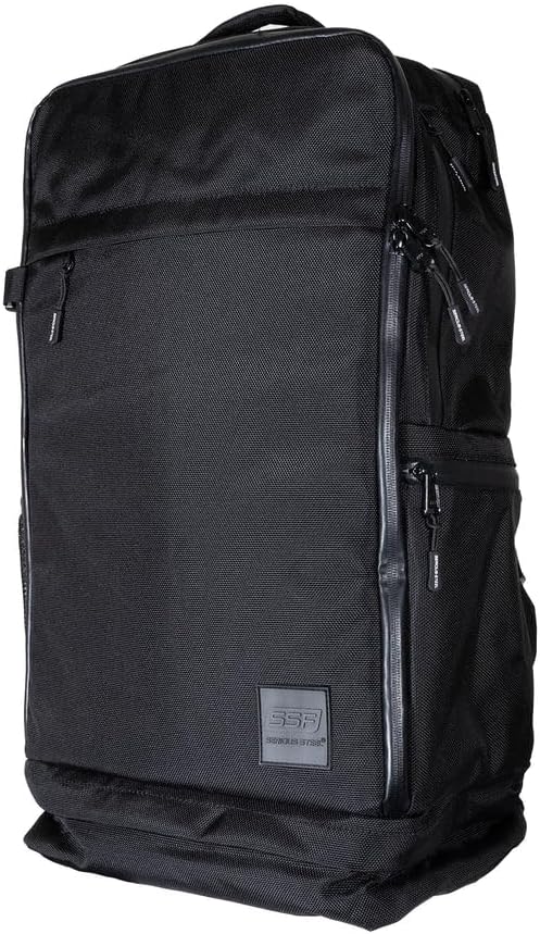 SERIOUS STEEL FITNESS Mochila Pro con divisores extraíbles (nailon 1680D - Negro)