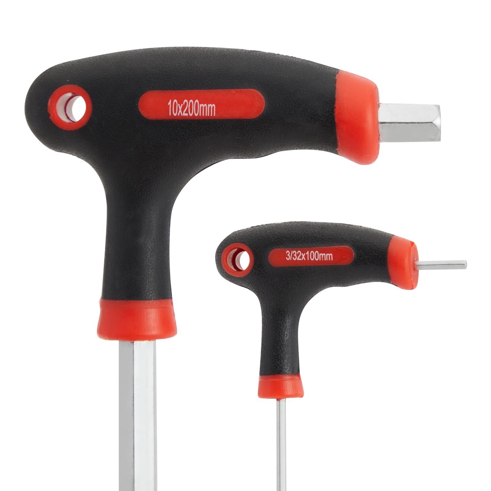 Jeu De 7 Clés Allen En T - Acier Chrome Vanadium - Tailles 2 à 8 Mm - Poignées Ergonomiques - Pour Bricolage, Mécanique, Vélo, Électronique