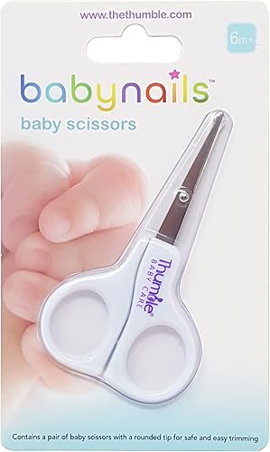 Baby Nails™ Tijeras para bebé, color blanco