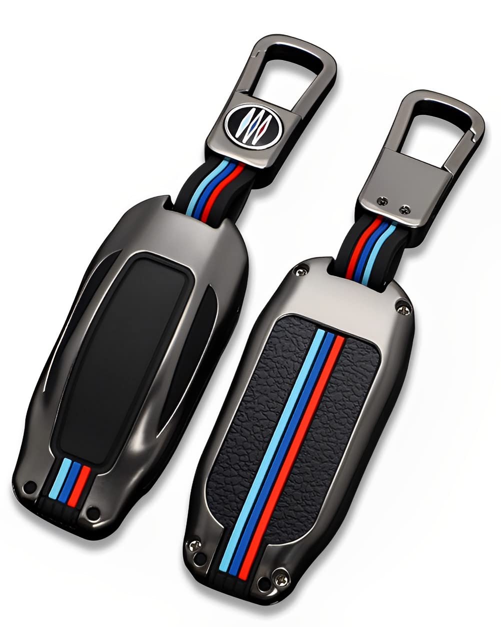 Amazon.co.jp: YONUFI テスラキーフォブカバーケース メタルシェル