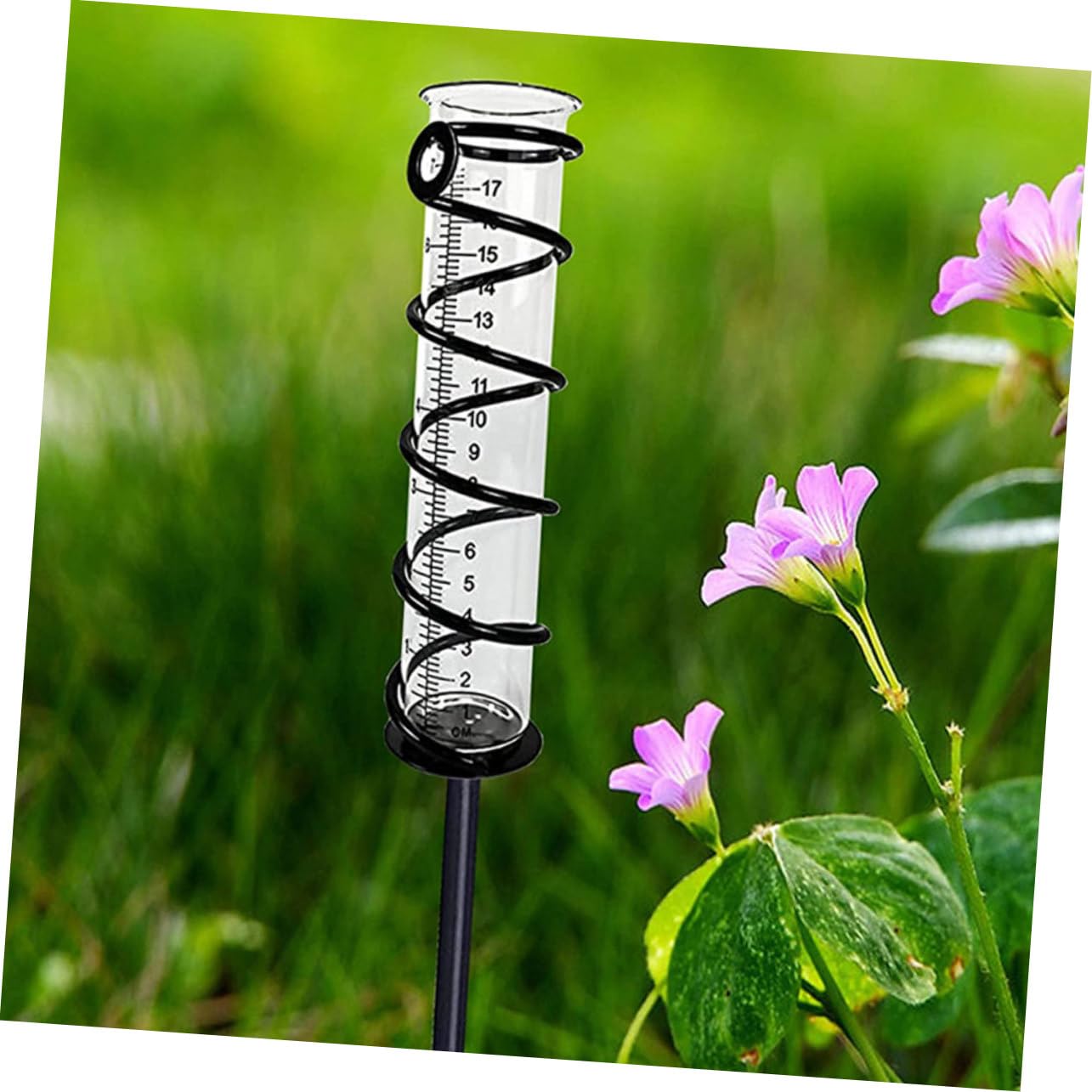 INOOMP 8stücke Regenmesser Mit Transparente Niederschlagsmessröhre Für Garten Und Regenmesswerkzeug Für Präzise Messungen Im Freien