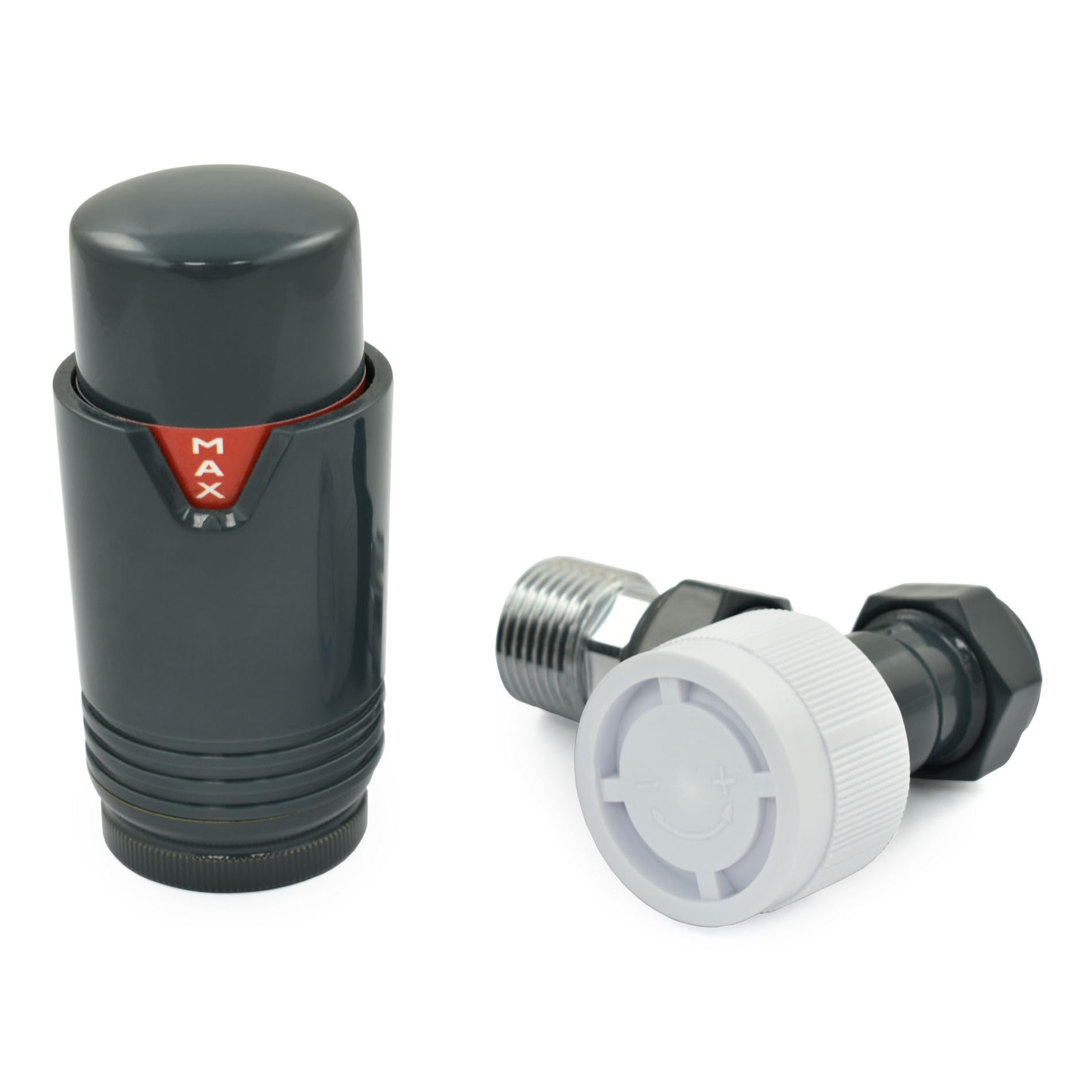 Thermostatic Radiator Valve Angled TRV - Style (All Anthracite) - Image 4