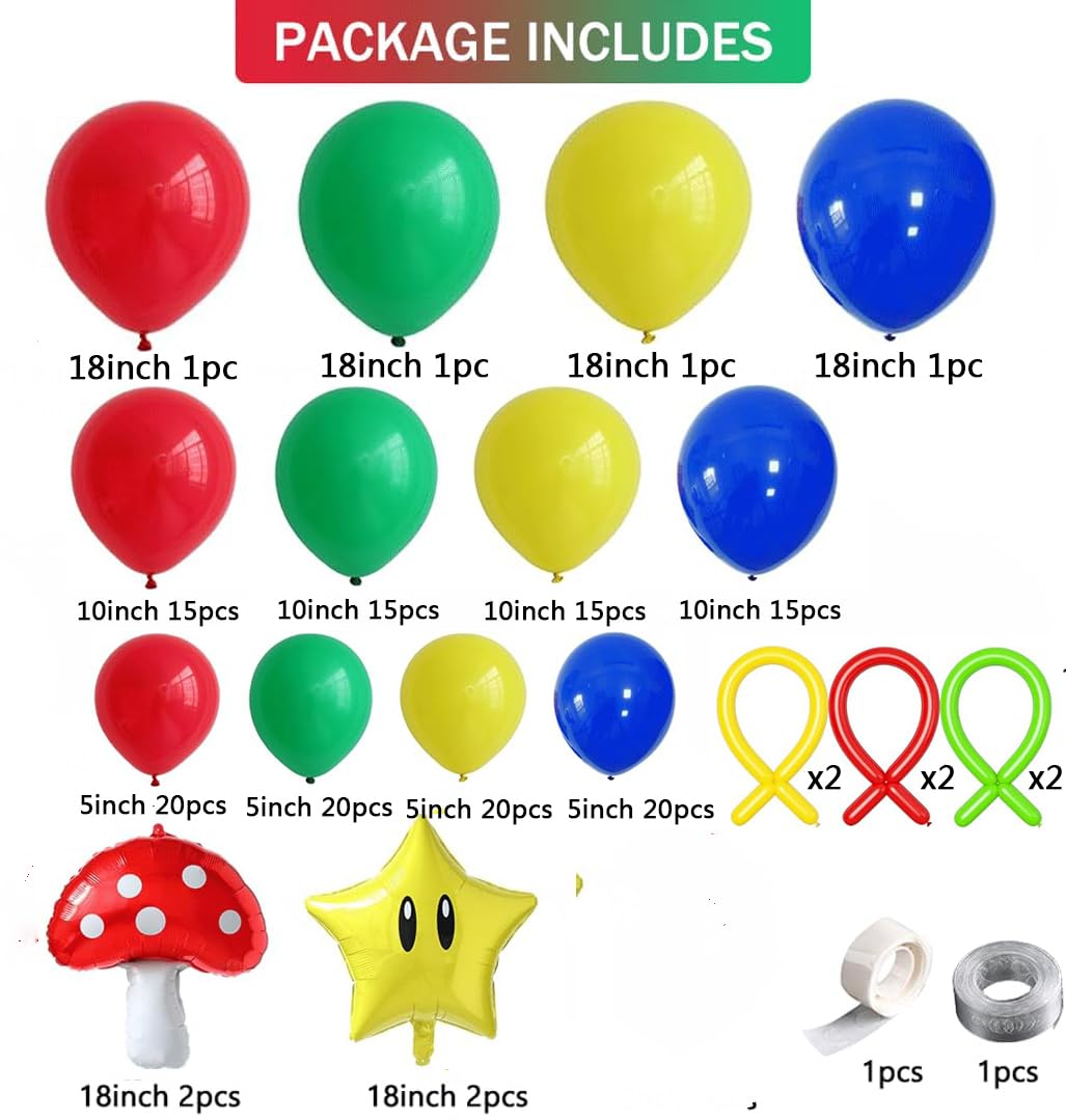 ボブ・ディラン　Child's Balloon　(2CD) Amazon.com: DUILE 156pcs Red Blue Green Yellow Balloon Garland Kit
