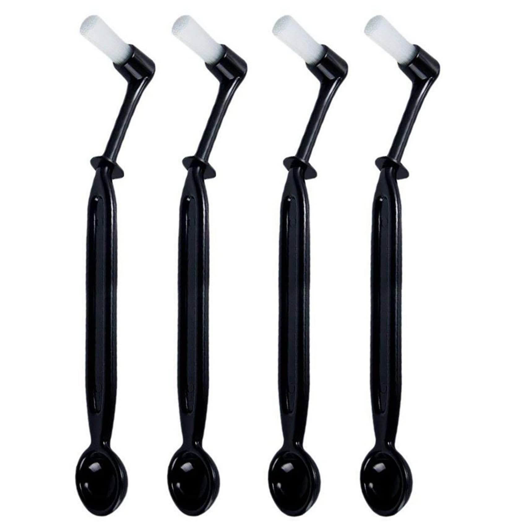 Hndhbfgrt Coffee Machine Brush Cleaner Nylon Espresso Machine Brush Coffee Cleaning Tool with Spoon for Coffee Tool Home(4 Pack)
