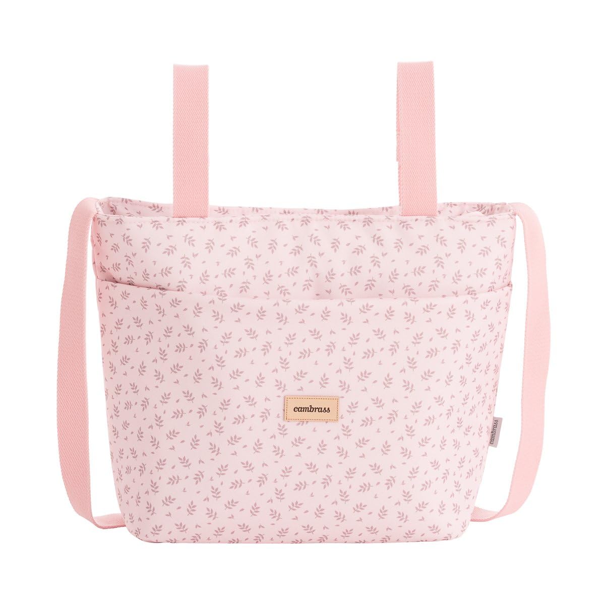 Cambrass - Bolso carro maternal para bebe - bolso de maternidad para carritos de bebe - organizador para pañales y otras cosas de bebe - Fresh Rosa 15x38x28 cm