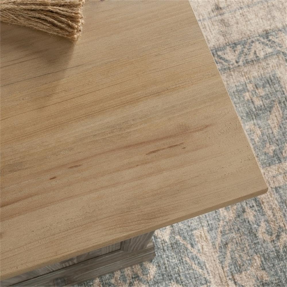 Close-up of the file drawer with full extension slides