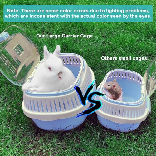 Cutenniou CUTENNIOU02 Hamster Carrier Guinea Pig Carrier 13 X 11 X 8 In Portable Hamster Travel Cage With Ventilation Holes Outdoor Small Animal Carrier For Rat Gerbils Rabbit Hedgehog Squirrel Mouse Sugar Glider thumb #5
