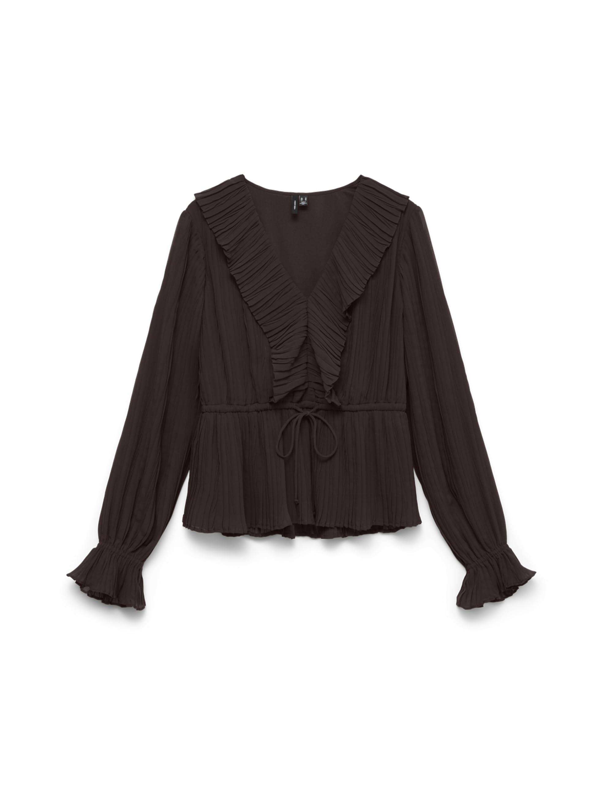 Vero Moda Vmdora L/S Frill Pleat Top Wvn Noos Vmdora L/S Frill Pleat Top Wvn Noos Donna (Pacco da 1)