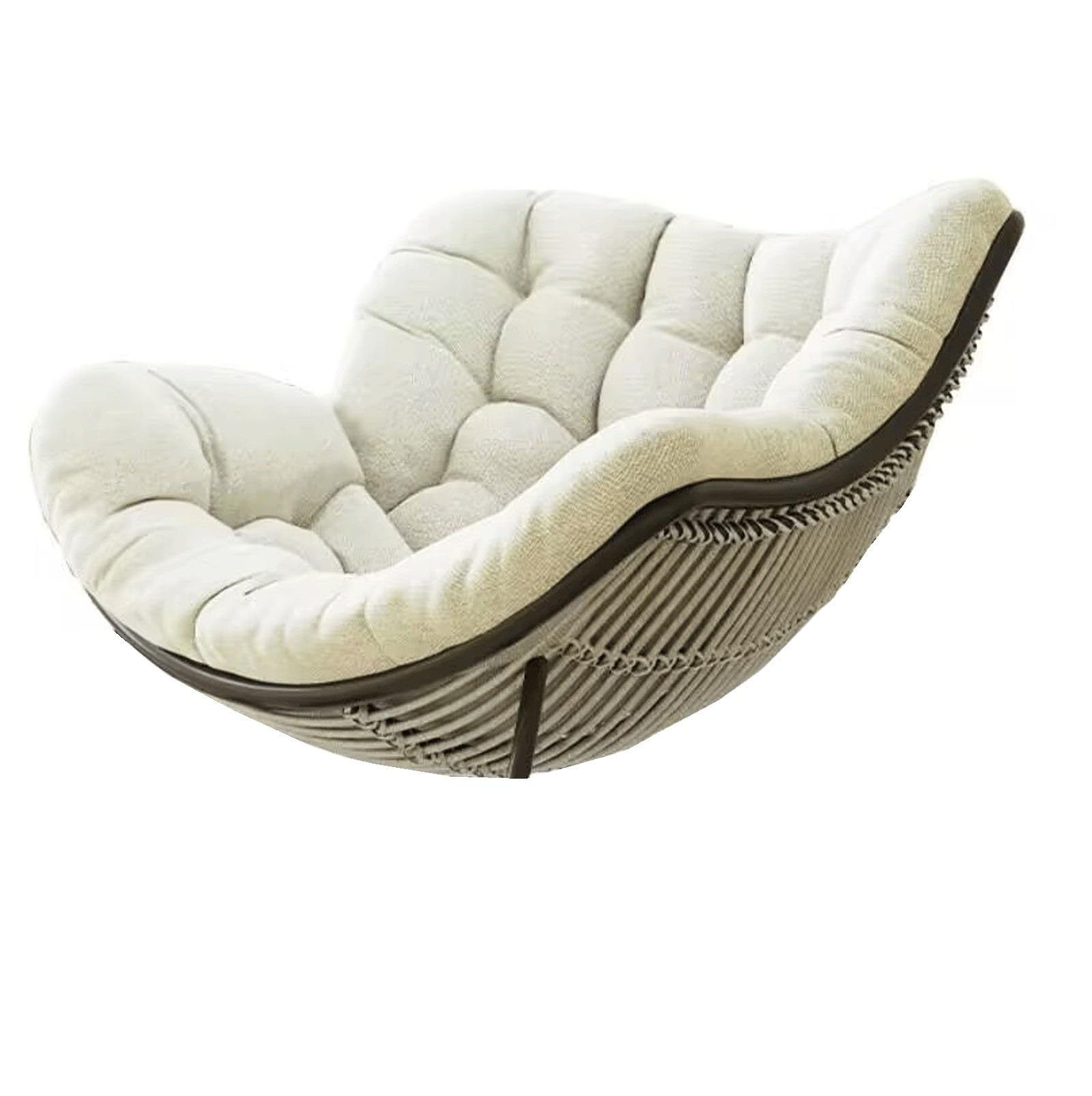 BEITUOPI Rocking Chairs Cushions for Adults, Giant Rocking Chair Replacement Cushion Indoor Outdoor, for Patio, Garden, Living Room, Sun Lou(F12)
