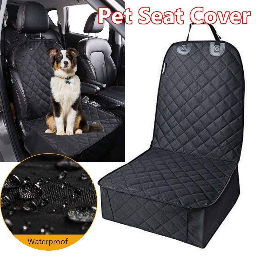 Funda de Asiento para Perro Alfombrilla Protectora Impermeable for Asiento Trasero de Coche, Accesorios de Viaje Seguros for Gatos, Perros, Mascotas, cojín for Asiento Delantero y Trasero