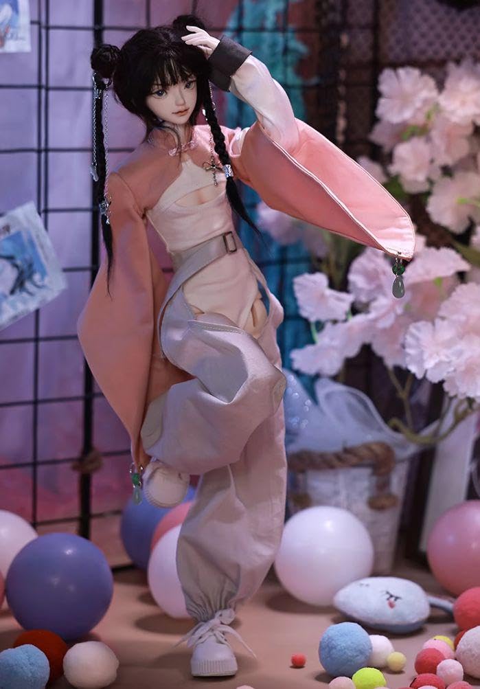 Amazon | AX944 BJD 14 ドール本体 bamboo 球体関節人形 ハンドメイド