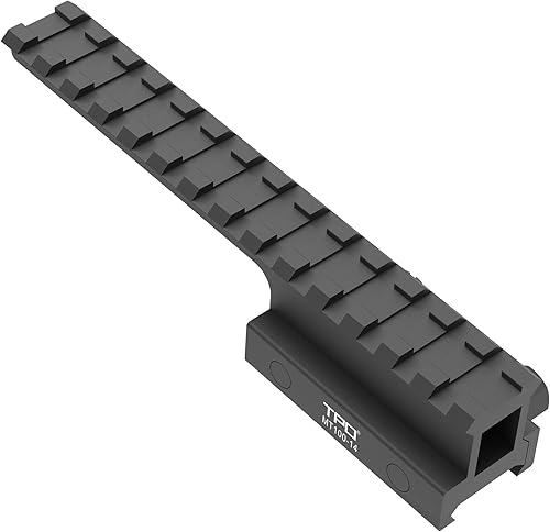 Miniatura 6 de 14-Slot Picatinny Weaver Riser Mount, (1"0.83"0.5" Height), 5.7" Length Flat Top Mount Adapter and Riser