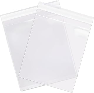 Spartan Industrial - 4" X 7" (1000 Count) Crystal Clear Resealable Cello Poly Bags for Jewelry, Treats, Party Favors - Self Seal & Reinforced
