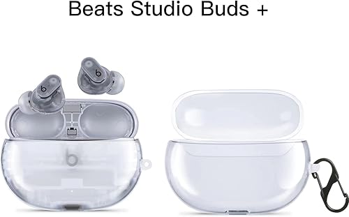 Miniatura 2 de LiZHi Compatible con Beats Studio Buds + funda transparente, funda protectora diseñada de TPU suave transparente a prueba de golpes, accesorios