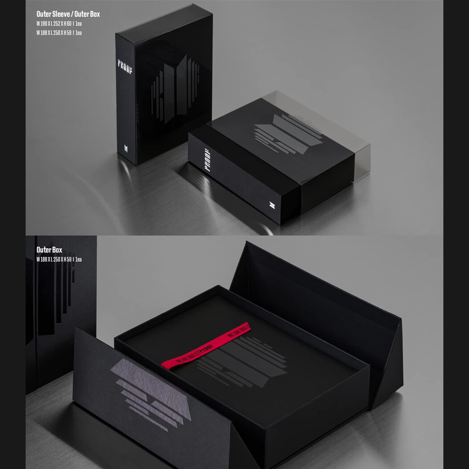 BTS - [Proof] (Standard Edition) Outer Sleeve + Outer Box + The