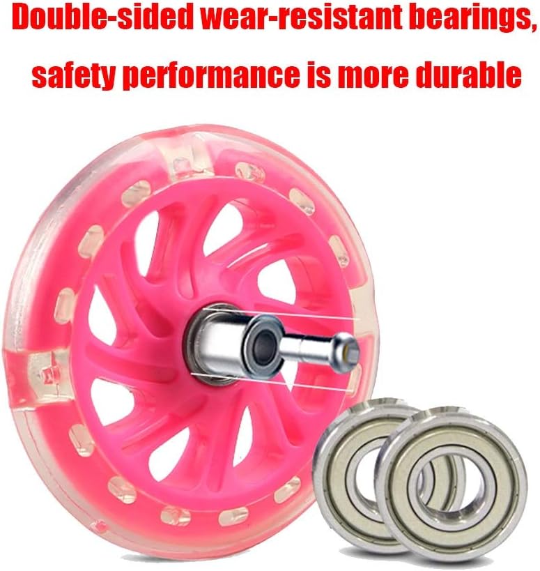 Support Wheel Children's Bicycle, Stabilizer Training Wheel, Adjustable Wheel Stabilizer,Suitable for 12-20 Inch Children's Bicycle (Red 16")