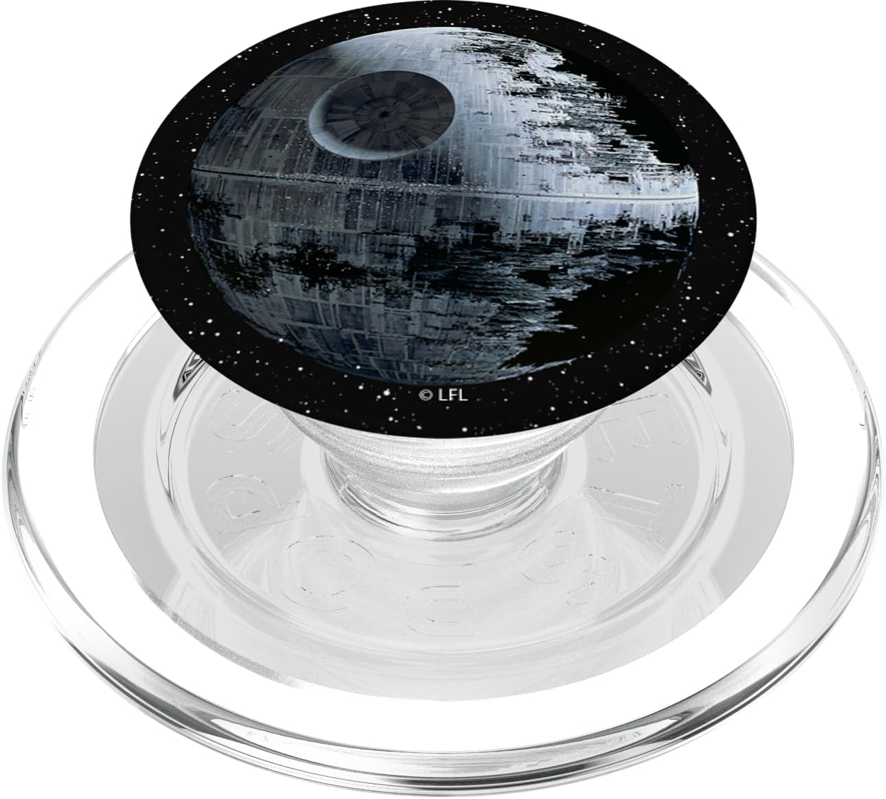 Star Wars Death Star Up Close In The Sky PopSockets PopGrip for MagSafe
