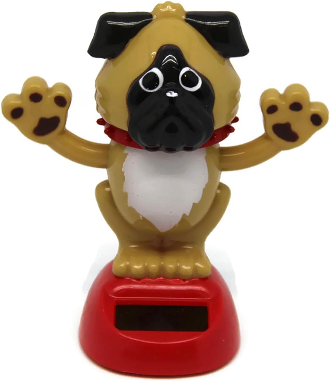 Bada Bing Solar-Powered Shaking Head Figure, Bulldogge